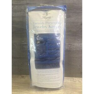 Hagerty Hanging Jewelry Keeper Made with R 22 Silver Cloth to Prevent Tarnish